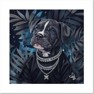 Blingy Staffy Posters and Art